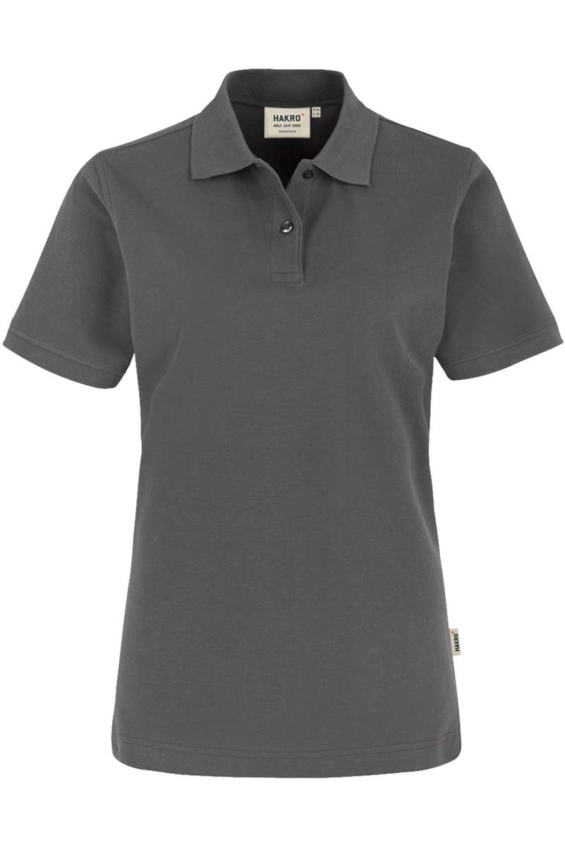 HAKRO 224 Regular Fit Damen Poloshirt graphit, Einfarbig
