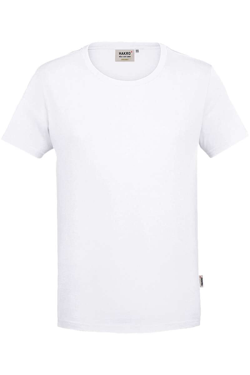 HAKRO 271 Regular Fit T-Shirt Rundhals weiss, Einfarbig