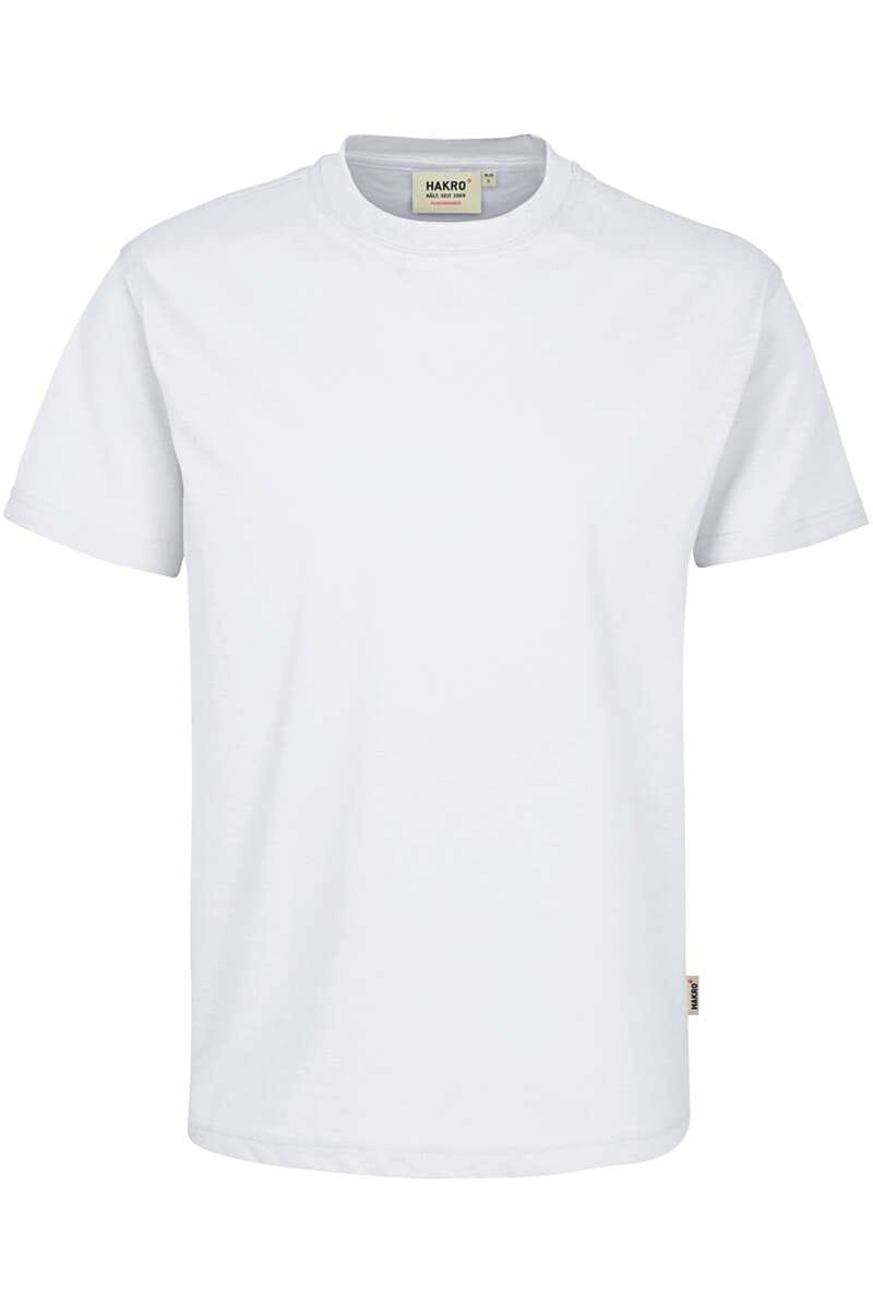 HAKRO 281 Comfort Fit T-Shirt Rundhals weiss, Einfarbig