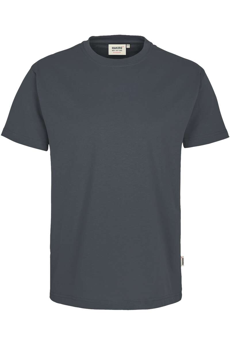 HAKRO 281 Comfort Fit T-Shirt Rundhals anthrazit, Einfarbig