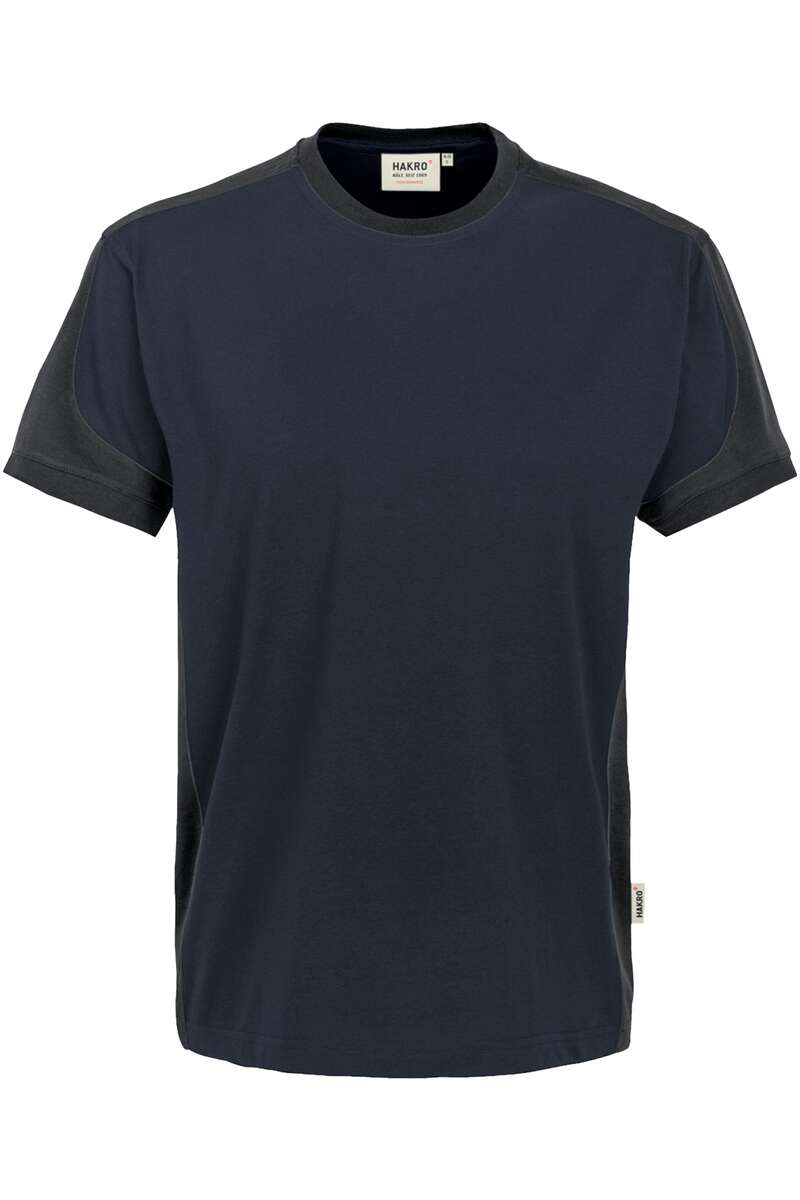 HAKRO 290 Comfort Fit T-Shirt Rundhals tinte/anthrazit, Einfarbig