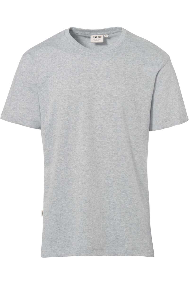 HAKRO 292 Comfort Fit T-Shirt Rundhals ash, Einfarbig