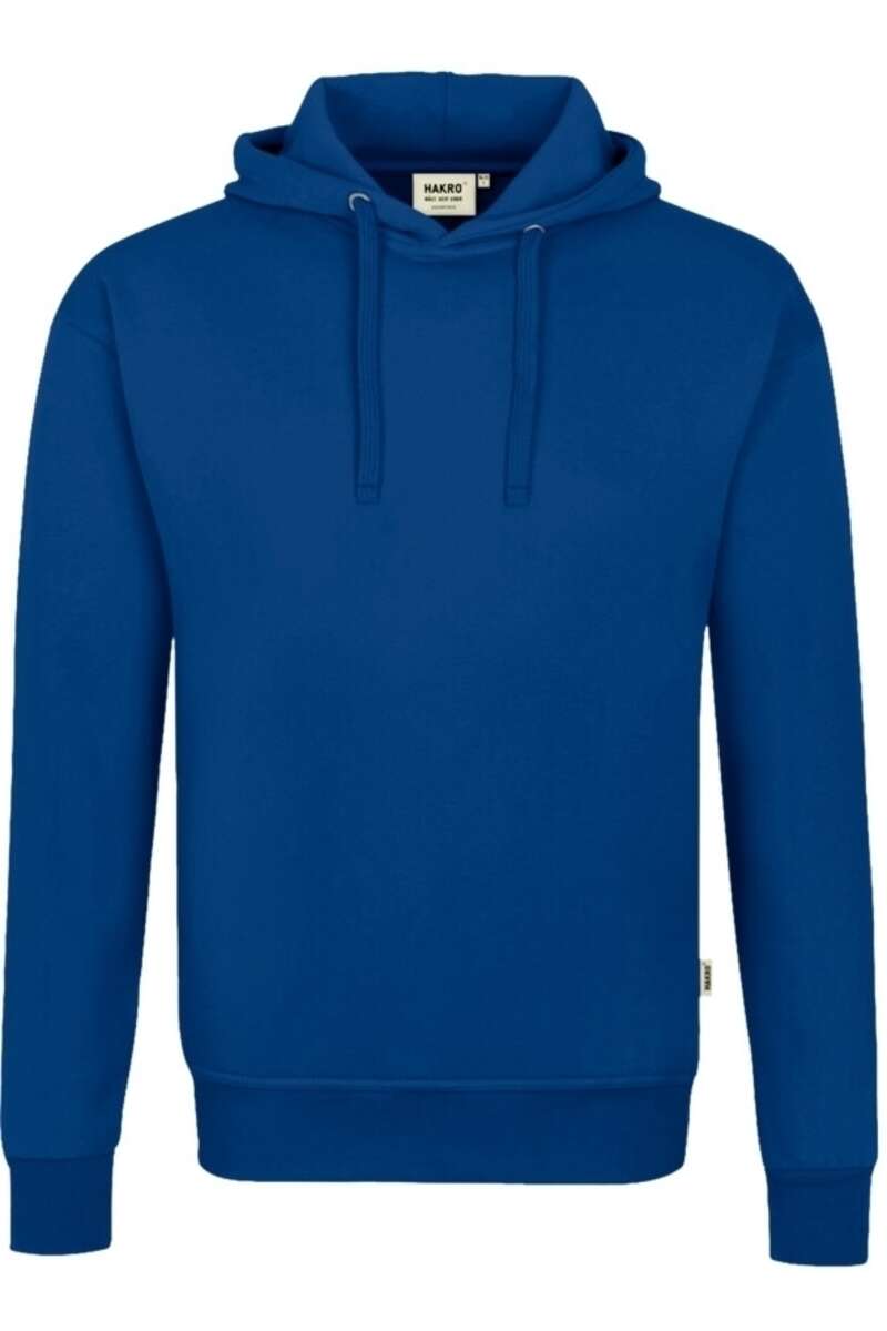 HAKRO Organic Comfort Fit Kapuzen Sweatshirt royal, Einfarbig