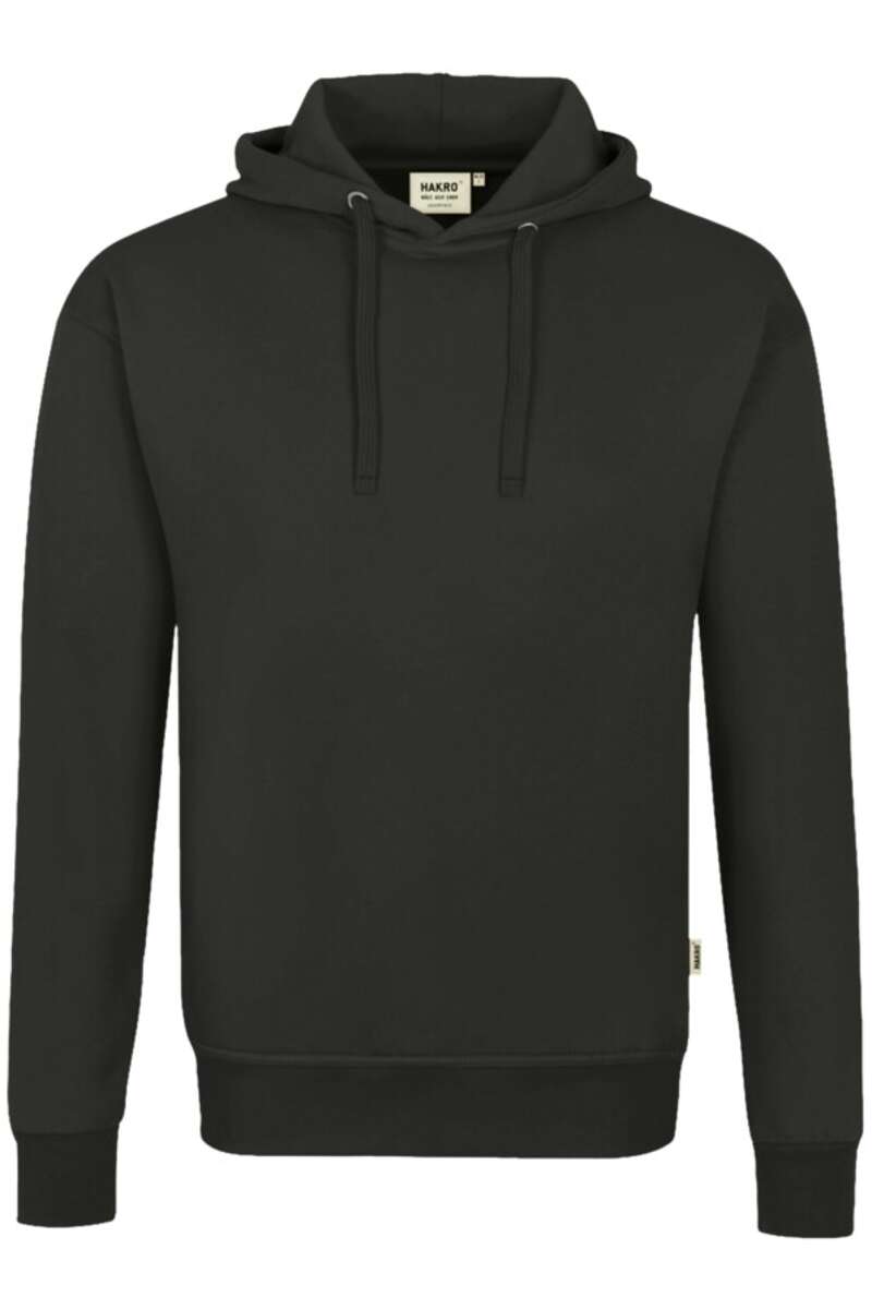 HAKRO Organic Comfort Fit Kapuzen Sweatshirt karbon, Einfarbig