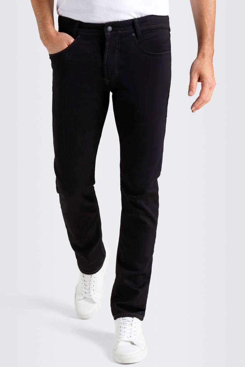 MAC Modern Fit Jeans schwarz, Einfarbig