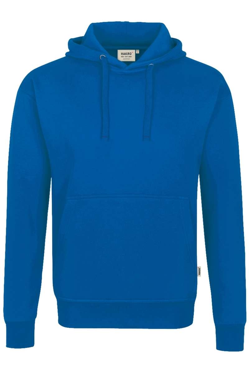 HAKRO 601 Comfort Fit Kapuzen Sweatshirt royal, Einfarbig