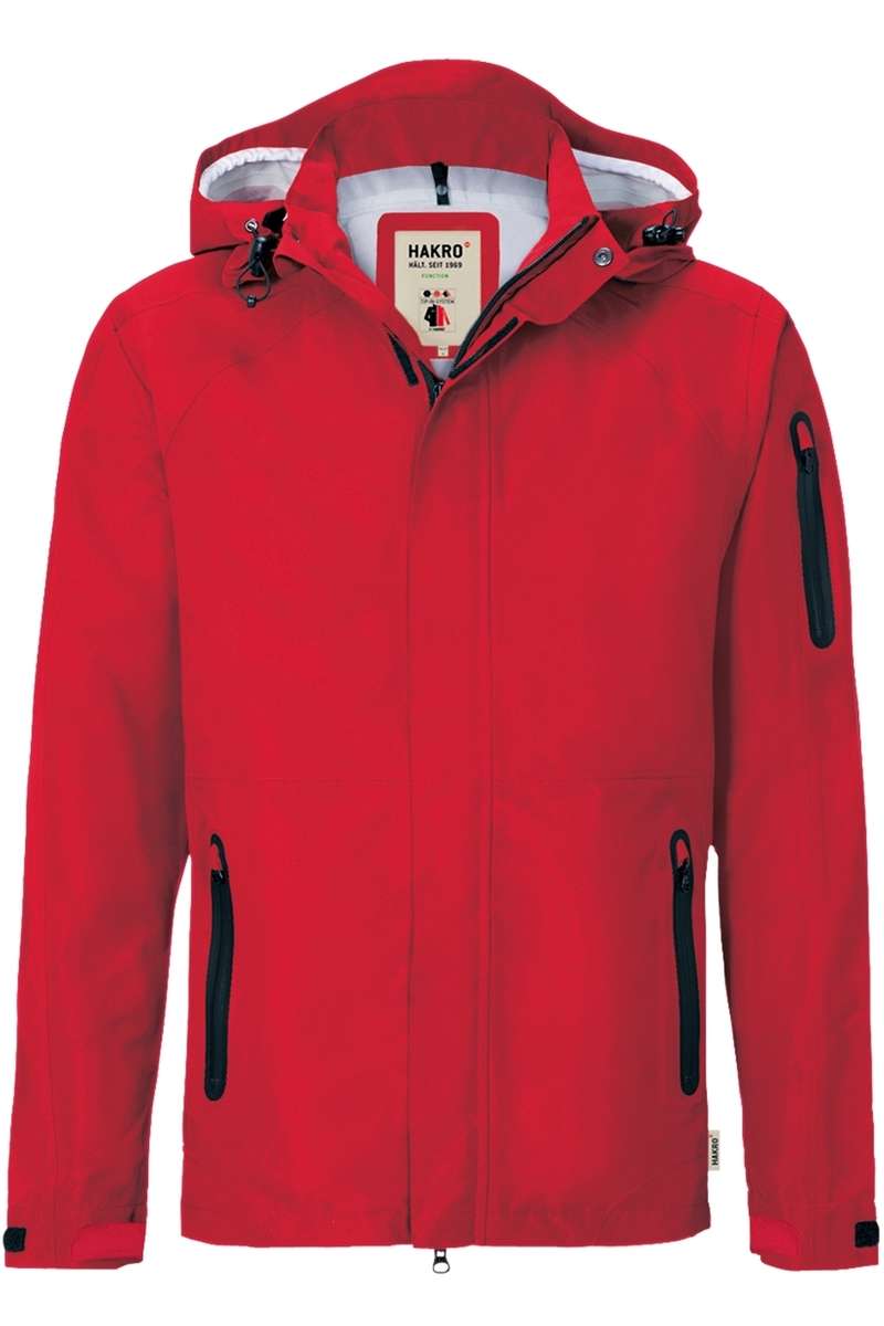 HAKRO 850 Regular Fit Outdoor Jacke rot, Einfarbig