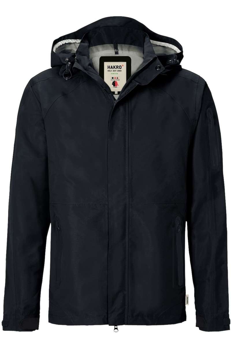 HAKRO 850 Regular Fit Outdoor Jacke schwarz, Einfarbig