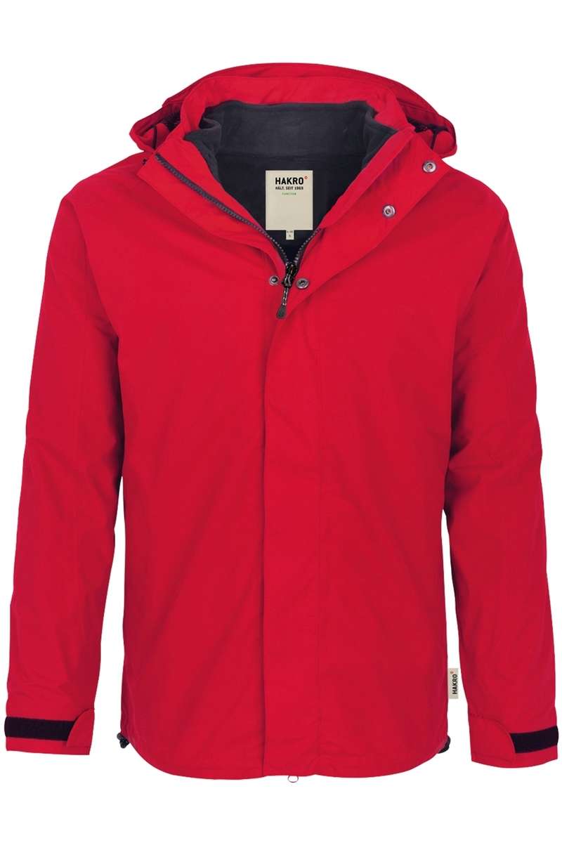 HAKRO 853 Regular Fit Outdoor Jacke rot, Einfarbig