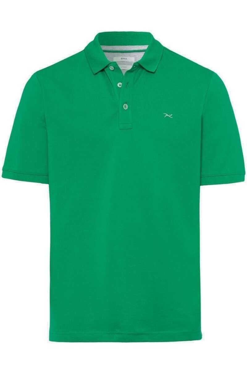 Brax Modern Fit Poloshirt Kurzarm grün