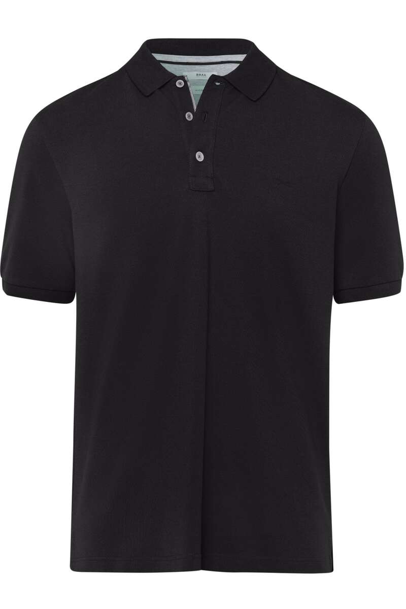 Brax Casual Modern Fit Poloshirt Kurzarm schwarz