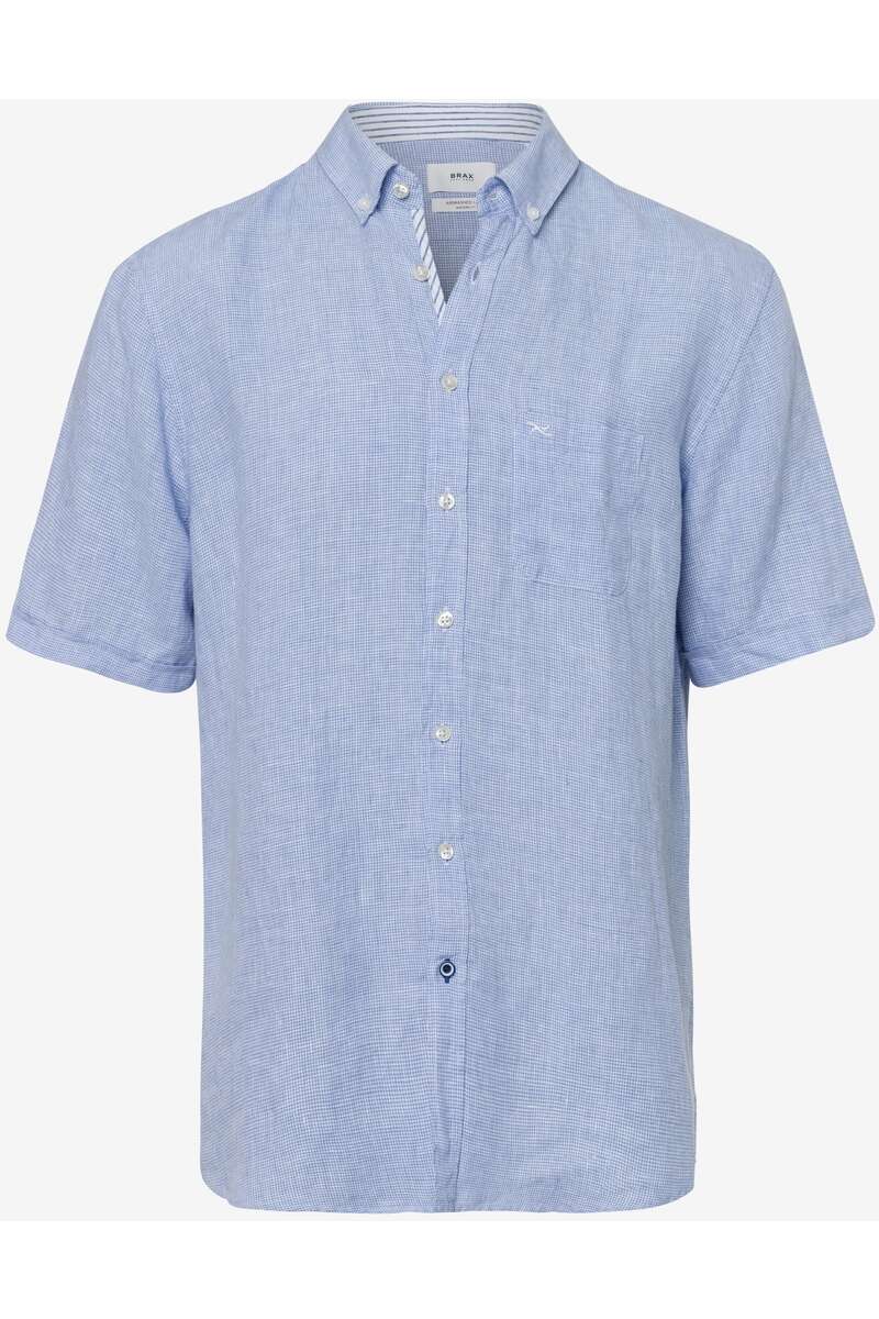 Brax Modern Fit Hemd blau, Hahnentritt