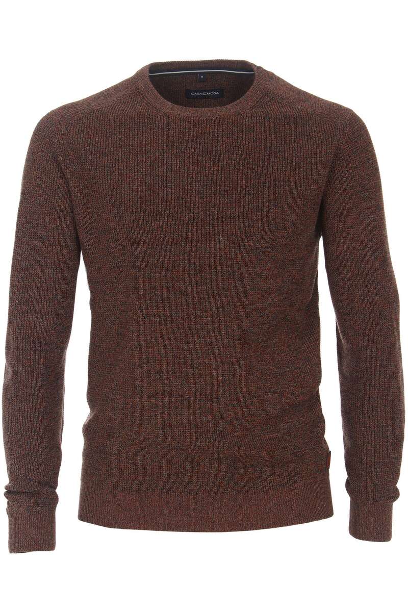 Casa Moda Casual Fit Pullover rot, Einfarbig