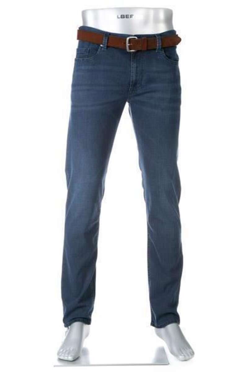 Alberto T400 Regular Fit Jeans dunkelblau, Meliert