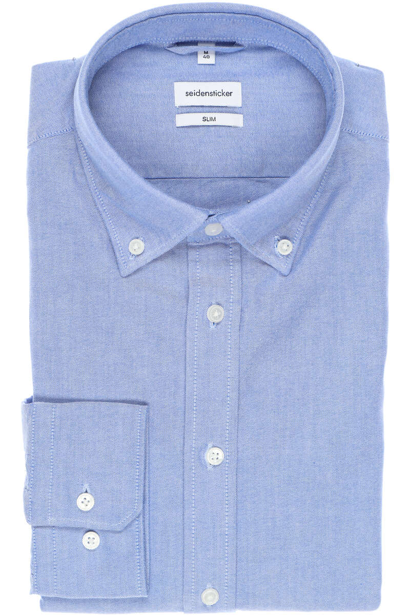 Seidensticker Smart Business Slim Fit Hemd blau, Faux-uni